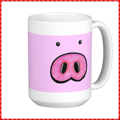 pig nose mug-007